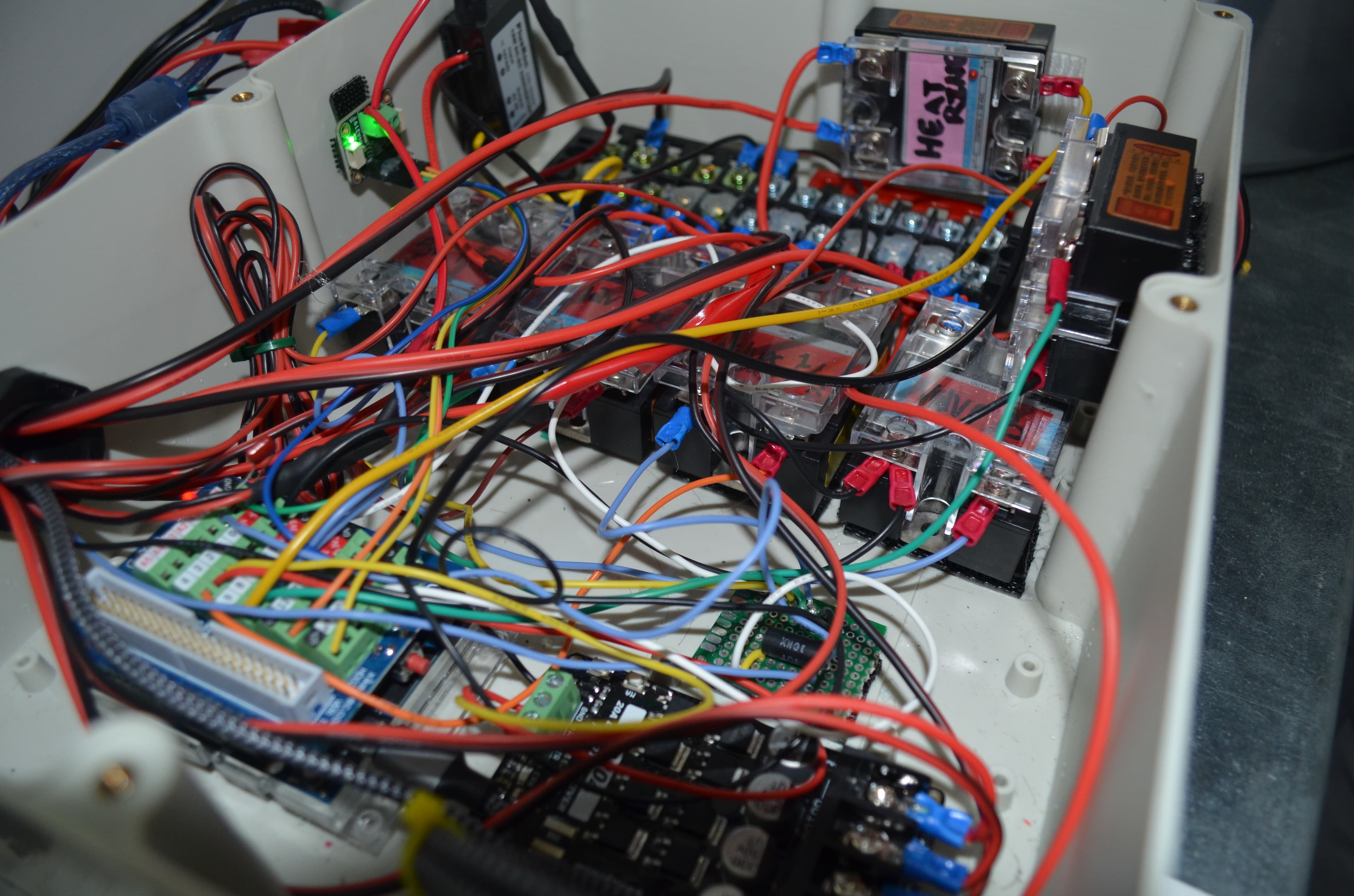 Concrete Sample in Testing Chamber